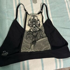 Tattoo Back Bralette Medium